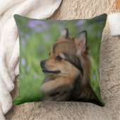 ポメラニア犬のHeadshotのモデル クッション (ブランケット)