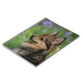 ポメラニア犬のHeadshotのモデル ノートブック (左側)