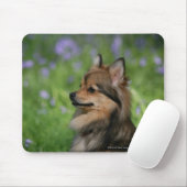 ポメラニア犬のHeadshotのモデル マウスパッド (マウス)