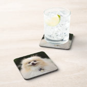 ポメラニア犬のHeadshot 1 コースター (右側)