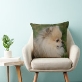 ポメラニア犬のHeadshot 2 クッション (椅子)