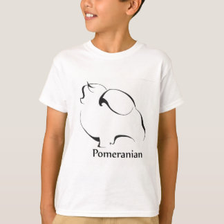 ポメラニア犬アパレル Tシャツ