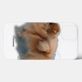 ポメラニア犬アートギフト Case-Mate iPhoneケース (裏面 (横))