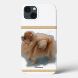 ポメラニア犬アートギフト iPhone 13ケース