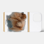 ポメラニア犬アートギフト Case-Mate iPhoneケース (裏面 (横))