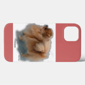 ポメラニア犬アートギフト Case-Mate iPhoneケース (裏面 (横))