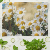 ポメラニア犬インデイジー絵画ズ – オリジナルドッグアート キッチンタオル (折り畳み)