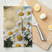 ポメラニア犬インデイジー絵画ズ – オリジナルドッグアート キッチンタオル (四つ折り)