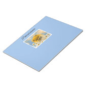 ポメラニア犬インデイジー絵画ズ – オリジナルドッグアート ノートパッド (アングル)