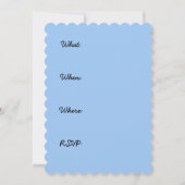 ポメラニア犬インデイジー絵画ズ – オリジナルドッグアート 招待状 (裏面)