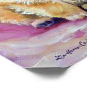 ポメラニア犬ウォールプリントポスター ポスター (角)