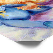 ポメラニア犬ウォールプリント ポスター (角)