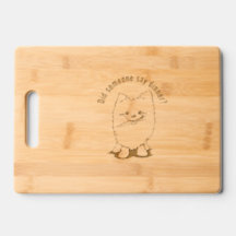 ポメラニア犬エッチング木製切削板