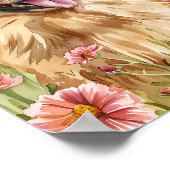 ポメラニア犬オーナーかわいい犬のウォールアートへの贈り物 ポスター (角)