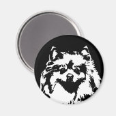 ポメラニア犬ギフト – マグネット (正面/裏面)