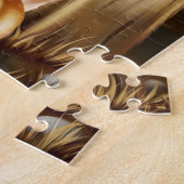 ポメラニア犬ドッグとウィッチハット ジグソーパズル (側面)