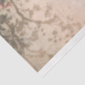 ポメラニア犬ドッグとドリーミーフローラアート 薄葉紙 (詳細)