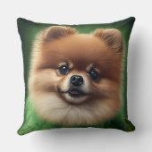 ポメラニア犬ドッグインセントパトリックのデイドレス クッション (裏面)