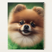 ポメラニア犬ドッグインセントパトリックのデイドレス プランナー手帳 (裏面)