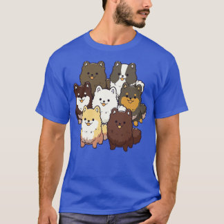 ポメラニア犬ドッググループ Tシャツ