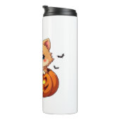 ポメラニア犬ドッグハッピーハローウィンクラシックカボチャT-S タンブラー (回転右)