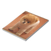 ポメラニア犬ドッグペットワン子小愛らしいベビー ノートパッド (回転)