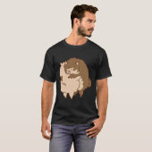 ポメラニア犬ハグ Tシャツ (正面フル)