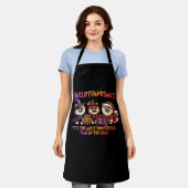 ポメラニア犬ハロウィーン感謝祭クリスマスクラス エプロン (着用した状態)