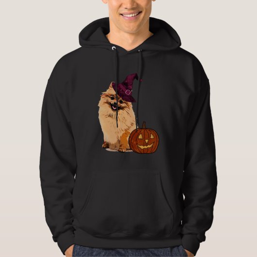 ポメラニア犬ハロウィーン パーカ (正面)