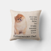 ポメラニア犬パパ枕 クッション (裏面)