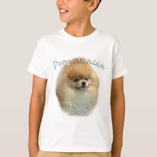ポメラニア犬パパ2 Tシャツ (正面)