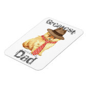 ポメラニア犬パパ マグネット (左側)