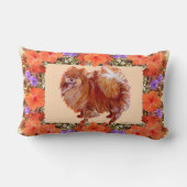 ポメラニア犬フローラ ランバークッション (裏面)