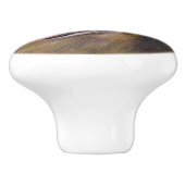 ポメラニア犬ブラックアン絵画ドタンのオリジナルドッグアート セラミックノブ (側面)