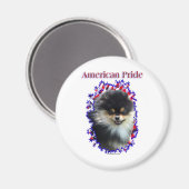 ポメラニア犬プライド – マグネット (正面/裏面)