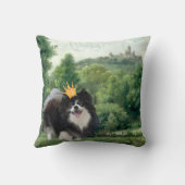 ポメラニア犬プリンス枕 クッション (裏面)