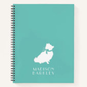 ポメラニア犬ポムドッグパピー ノートブック (正面)