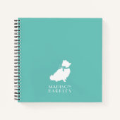 ポメラニア犬ポムドッグパピー ノートブック (正面)