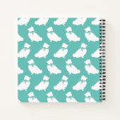 ポメラニア犬ポムドッグパピー ノートブック (裏面)