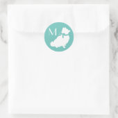 ポメラニア犬ポムドッグパピー ラウンドシール (バッグ)