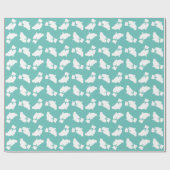 ポメラニア犬ポムドッグパピー ラッピングペーパー (フラット)