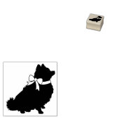 ポメラニア犬ポムドッグパピー ラバースタンプ (押印)