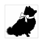 ポメラニア犬ポムドッグパピー ラバースタンプ (インプリント)