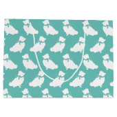 ポメラニア犬ポムドッグパピー ラージペーパーバッグ (裏面)