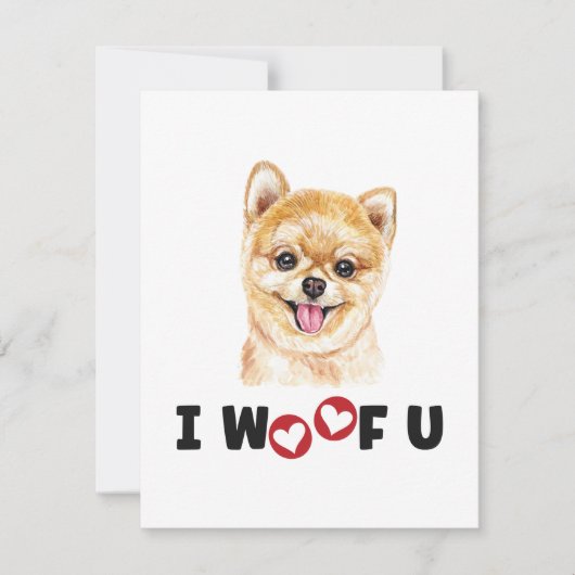 ポメラニア犬ポムドッグI Woof You (正面)