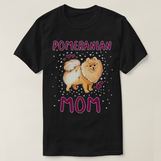 ポメラニア犬マおもしろいムポメラニア犬所有者引用文Wo Tシャツ (デザイン正面)