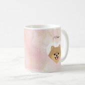 ポメラニア犬マグス コーヒーマグカップ (正面右)