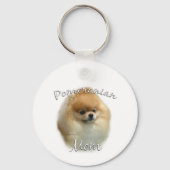 ポメラニア犬ママ2 キーホルダー (裏面)