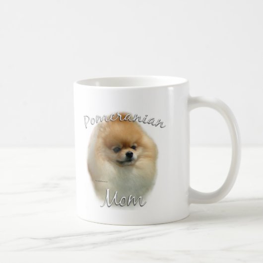 ポメラニア犬ママ2 コーヒーマグカップ (右)