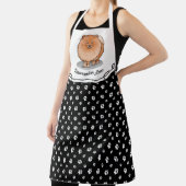 ポメラニア犬ママpomママ(オレンジ赤)かわいい犬ママ エプロン (インサイチュ)